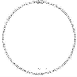 Doresy Moss Round RIVIÈRE Necklace 15 inches